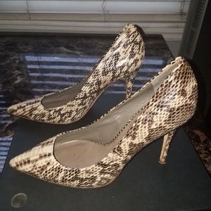 Tory Burch snakeskin pump